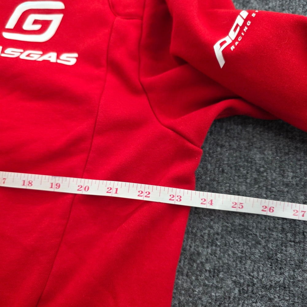 GasGas Factory Racing Full Zip Hoodie Moto Alpinestars Motorex XL Red Jacket Men - Picture 14 of 16